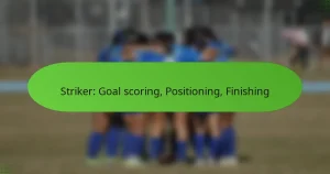 Striker: Goal scoring, Positioning, Finishing